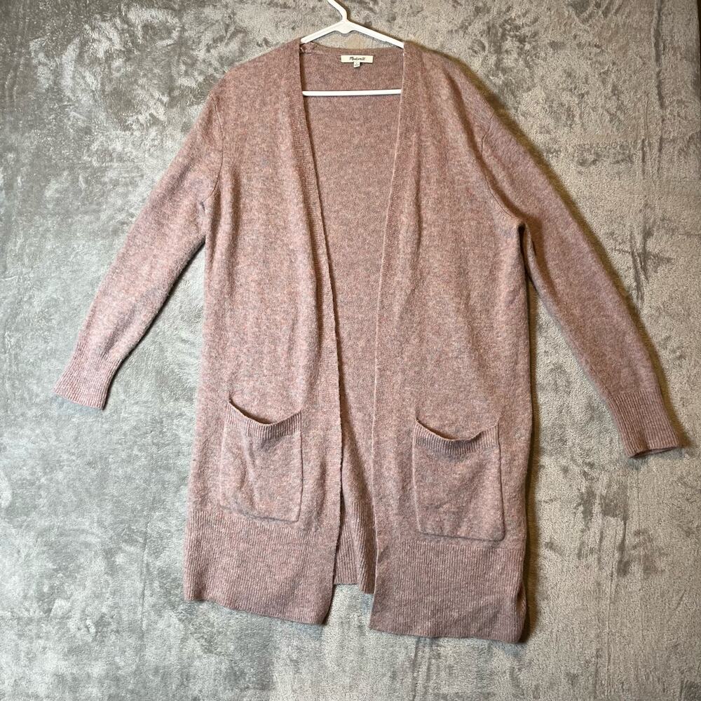 Madewell Size Small Kent Cardigan Sweater Coziest Yarn Alpaca Merino‎ Wool Blend